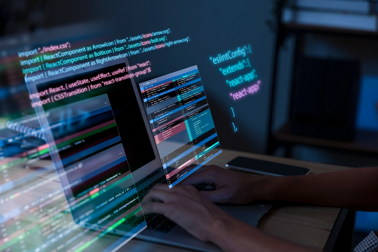 Tableta y herramientas digitales en escritorio
